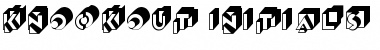 Download Knockout Initials Font Title Preview