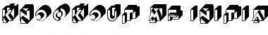 Download Knockout MF Initials Font Title Preview