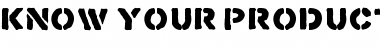 Download Know Your Product Regular Font Title Preview