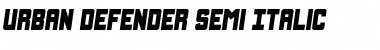 Download Urban Defender Semi-Italic Semi-Italic Font