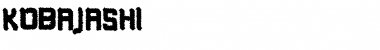 Download Kobajashi Regular Font Title Preview