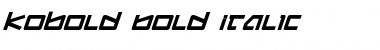 Download Kobold Bold Italic Bold Italic Font Title Preview