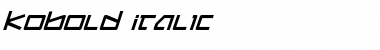Download Kobold Italic Italic Font Title Preview