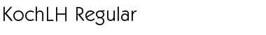 Download KochLH Regular Font Title Preview