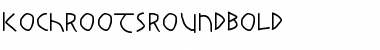 Download KochRootsRoundBold Regular Font Title Preview