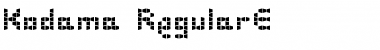 Download Kodama RegularE Font Title Preview