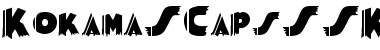 Download KokamaSCapsSSK Bold Font Title Preview