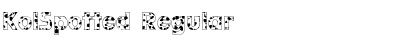 Download KolSpotted Regular Font Title Preview