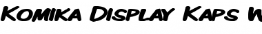 Download Komika Display Kaps Wide Bold Font Title Preview