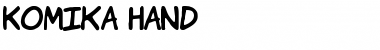 Download Komika Hand Regular Font Title Preview