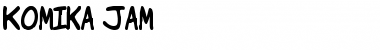 Download Komika Jam Regular Font Title Preview
