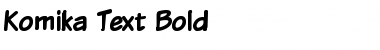 Download Komika Text Bold Font Title Preview