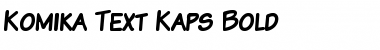Download Komika Text Kaps Bold Font Title Preview