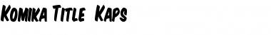 Download Komika Title - Kaps Regular Font Title Preview
