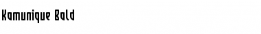 Download Komunique Bold Font Title Preview