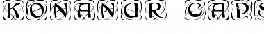 Download Konanur-Caps Regular Font Title Preview