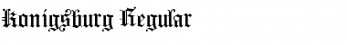 Download Konigsburg Regular Font Title Preview