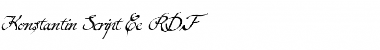 Download Konstantin Script Ce Regular Font Title Preview