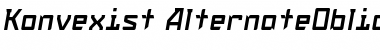 Download Konvexist Oblique Font Title Preview