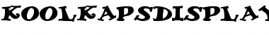 Download KoolKapsDisplayHvy Bold Font Title Preview