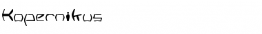 Download Kopernikus Regular Font Title Preview