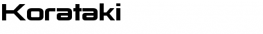 Download Korataki Regular Font Title Preview
