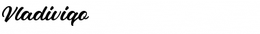 Download Vladiviqo Regular Font Title Preview