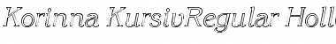 Download Korinna-KursivRegular Hollow Regular Font Title Preview