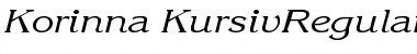Download Korinna-KursivRegular Wd Regular Font Title Preview