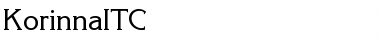 Download KorinnaITC Medium Font Title Preview