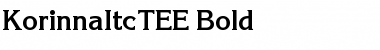 Download KorinnaItcTEE Bold Font Title Preview