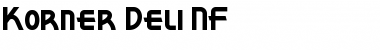 Download Korner Deli NF Regular Font Title Preview