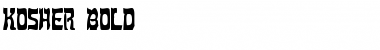 Download Kosher Bold Font Title Preview