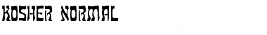 Download Kosher Normal Font Title Preview