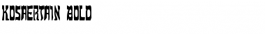 Download KosherThin Bold Font Title Preview