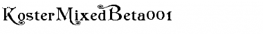 Download KosterMixedBeta001 Regular Font Title Preview