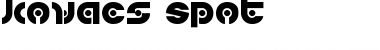 Download Kovacs Spot Regular Font Title Preview