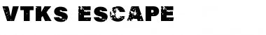 Download Vtks Escape Regular Font Title Preview