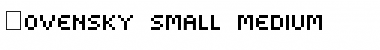Download Kovensky-small medium Font Title Preview