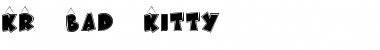 Download KR Bad Kitty Regular Font Title Preview