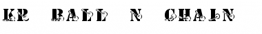 Download KR Ball N Chain Regular Font Title Preview