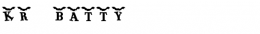 Download KR Batty Regular Font Title Preview