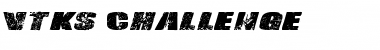 Download Vtks-Challenge Regular Font Title Preview