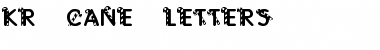 Download KR Cane Letters Regular Font Title Preview