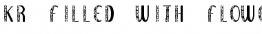 Download KR Filled With Flowers Regular Font Title Preview