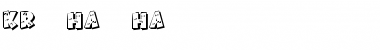 Download KR Ha Ha Regular Font Title Preview