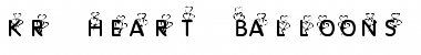 Download KR Heart Balloons Regular Font Title Preview