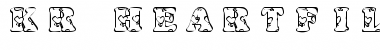 Download KR Heartfilled Regular Font Title Preview