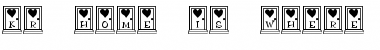 Download KR Home Is Where The Heart Is Regular Font Title Preview