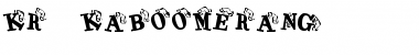 Download KR Kaboomerang Regular Font Title Preview